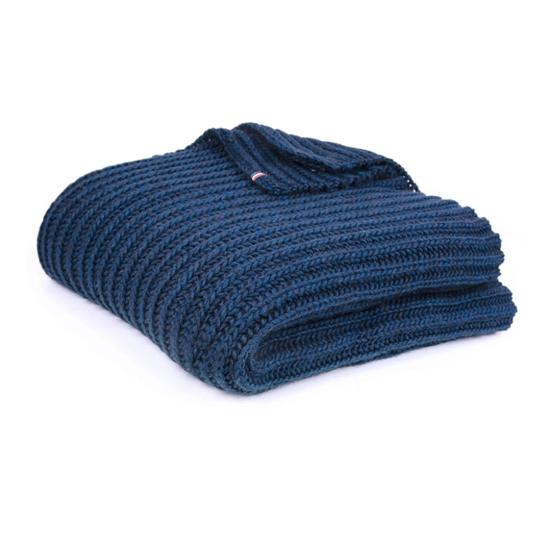 Couverture plaid grosse maille