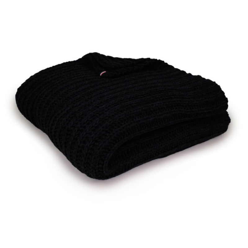 Couverture plaid grosse maille