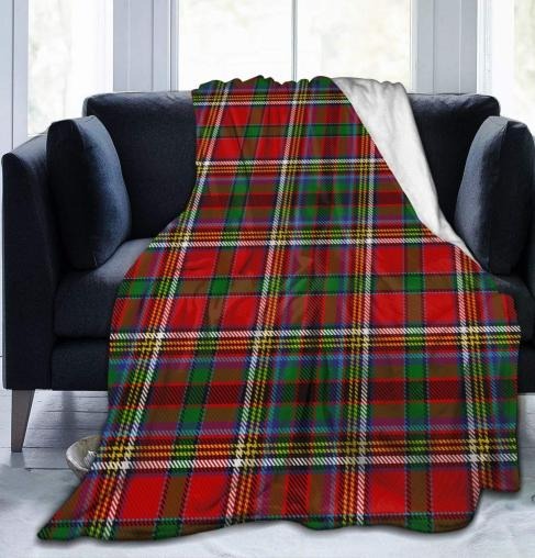 Plaid écossais rouge