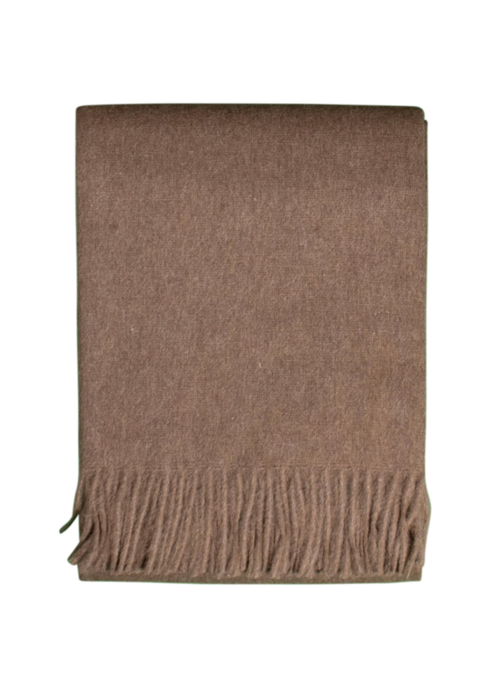 Plaid Laine Alpaga Caramel