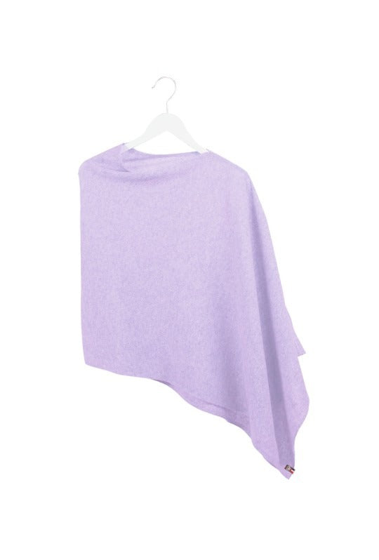 Poncho cocooning laine cachemire & soie made in France