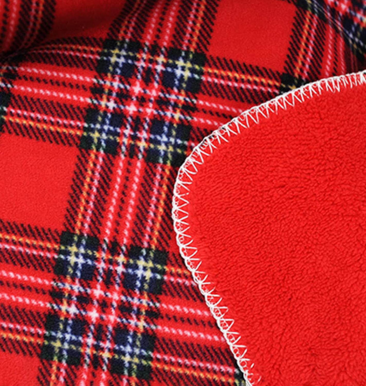 Plaid écossais rouge