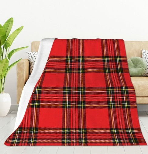 Plaid écossais rouge