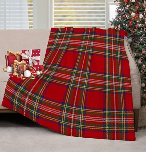 Plaid écossais rouge