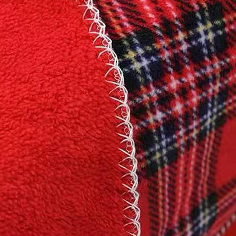 Plaid écossais rouge