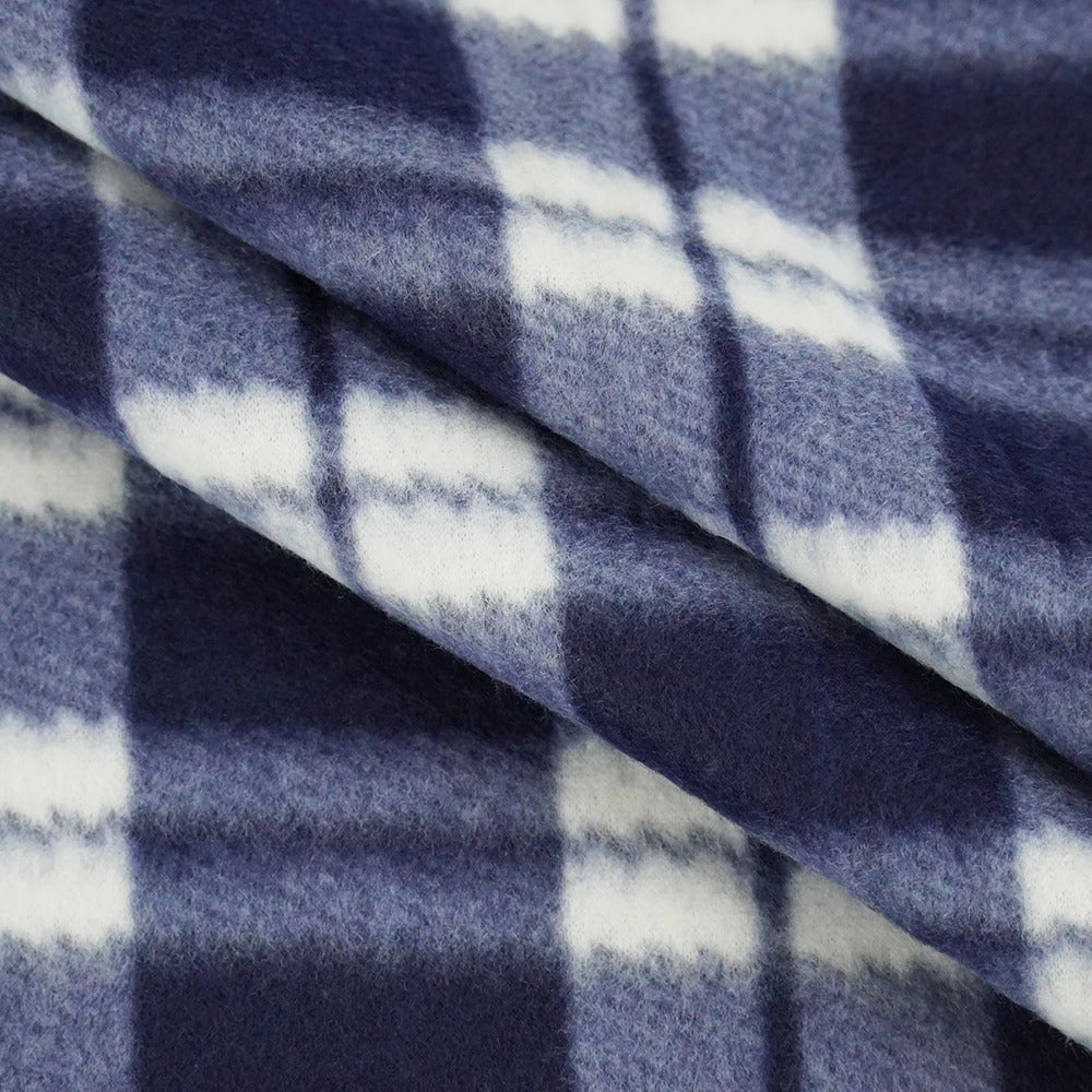 Plaid écossais bleu