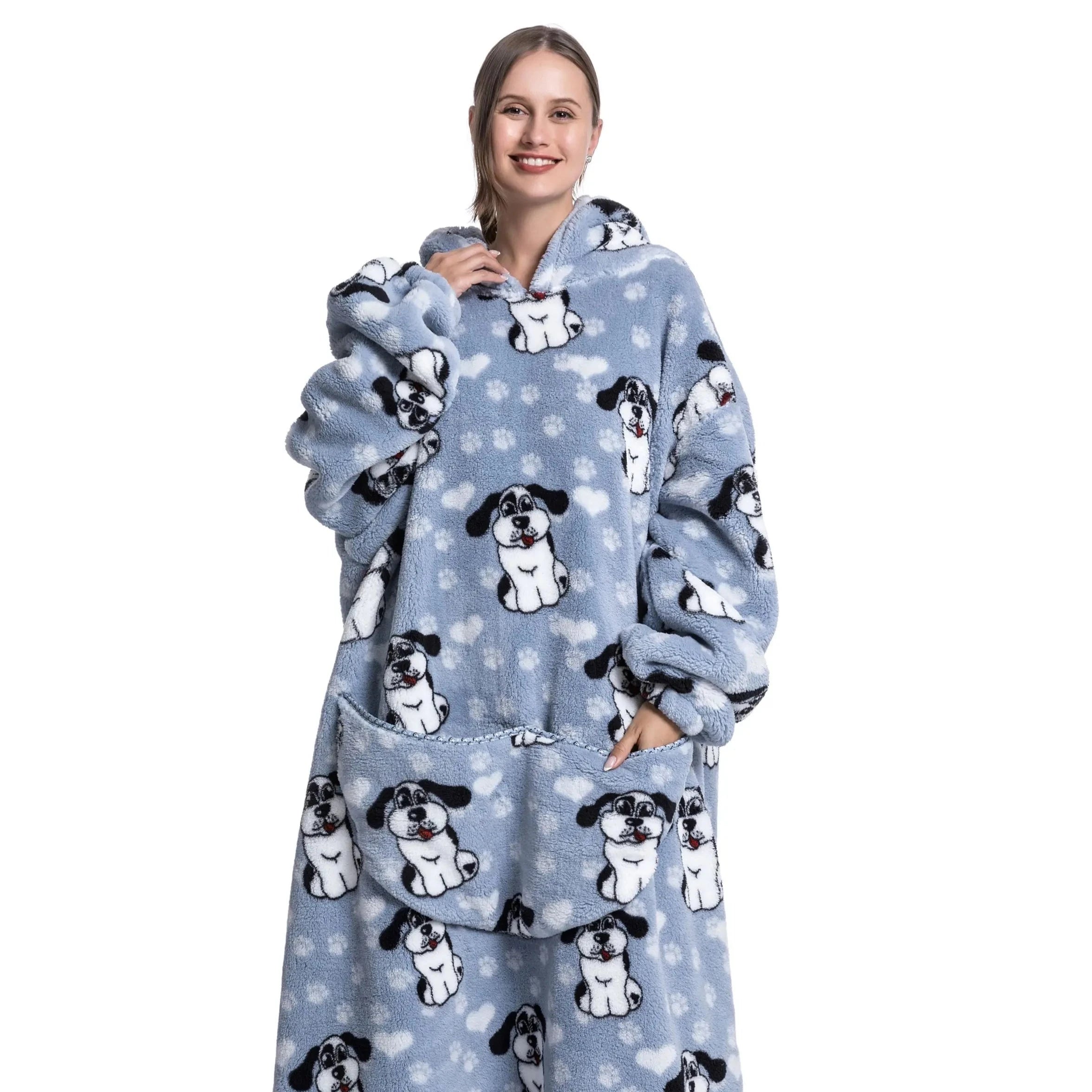 Pyjama plaid femme chien