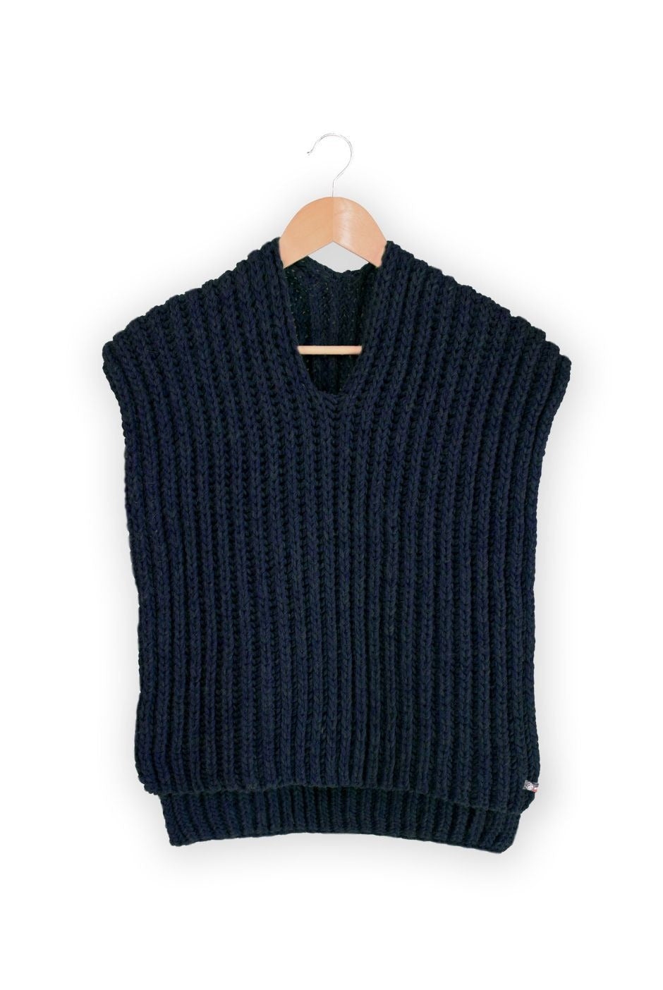 Gilet poncho plaid made in France