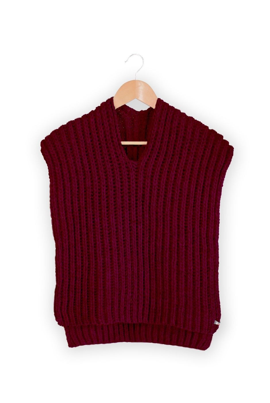 Gilet poncho plaid made in France