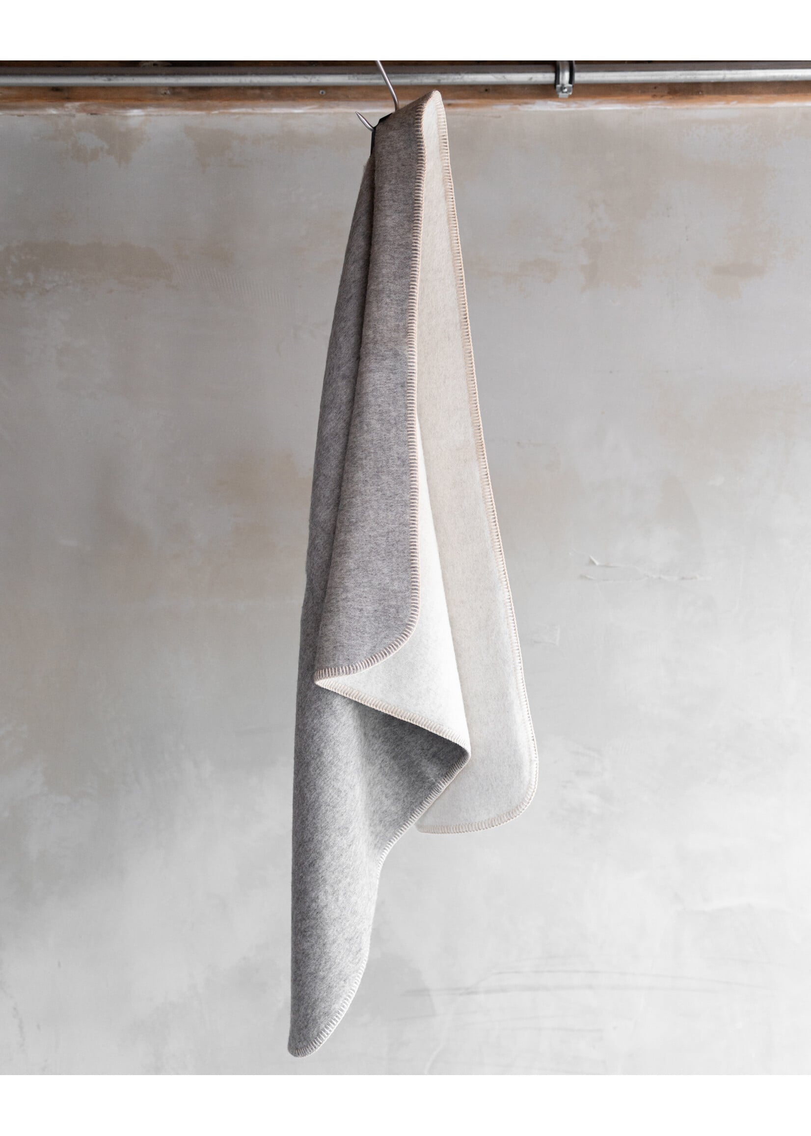 Couverture Bébé Alpaga Gris Clair