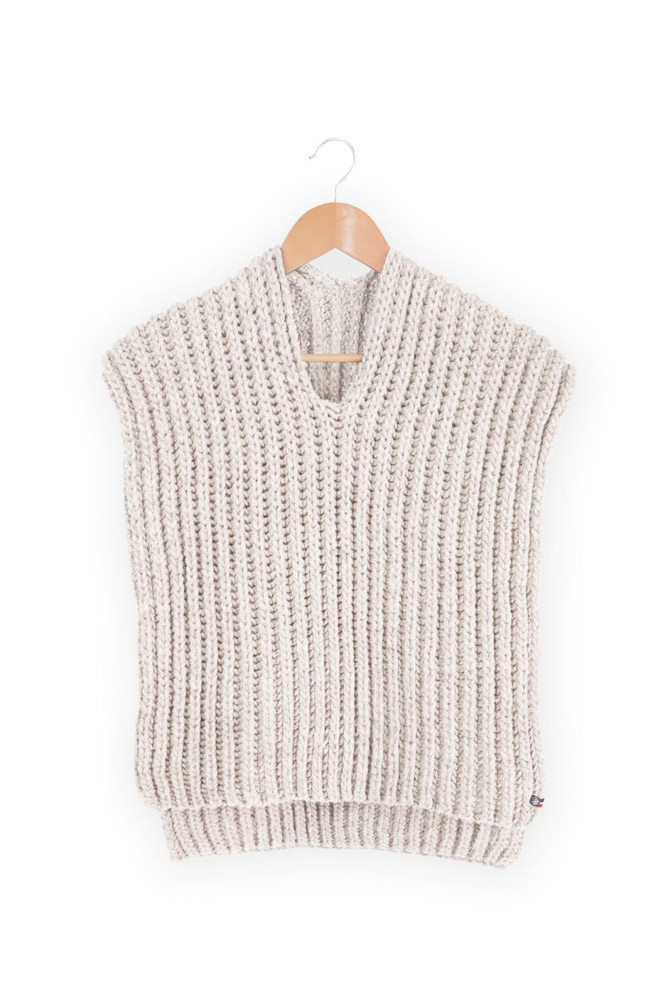 Gilet poncho plaid made in France
