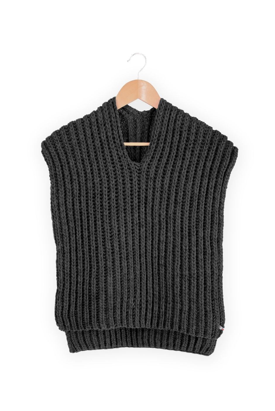 Gilet poncho plaid made in France