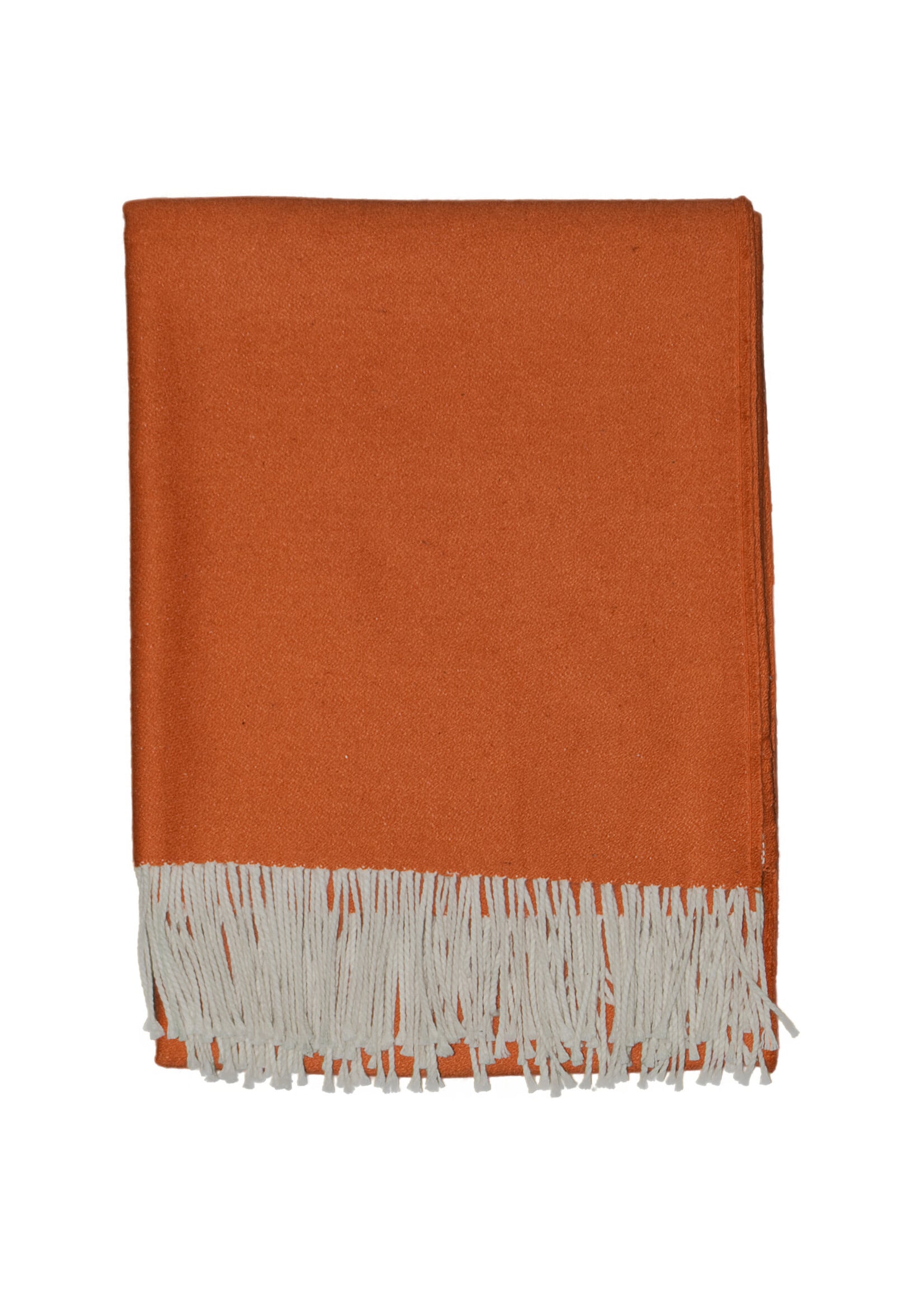 Plaid Alpaga Léger Orange