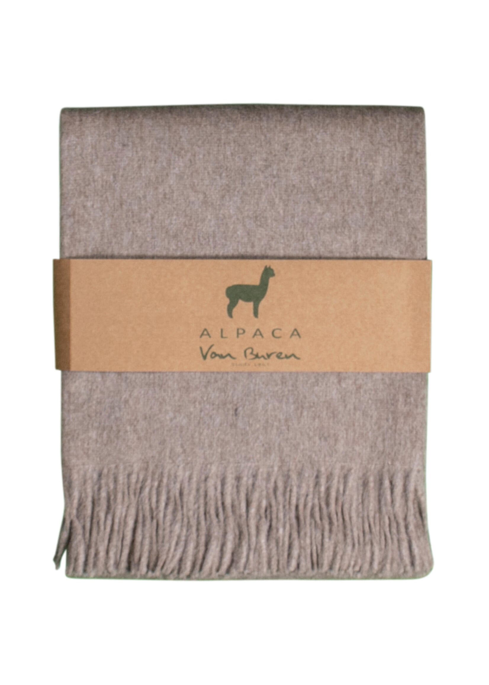Plaid Laine Alpaga Beige
