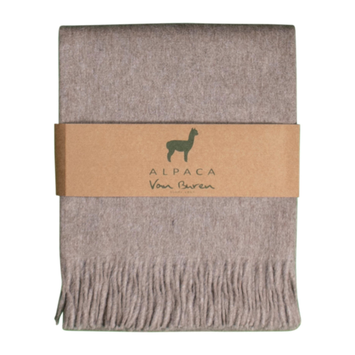 Plaid Laine Alpaga Beige