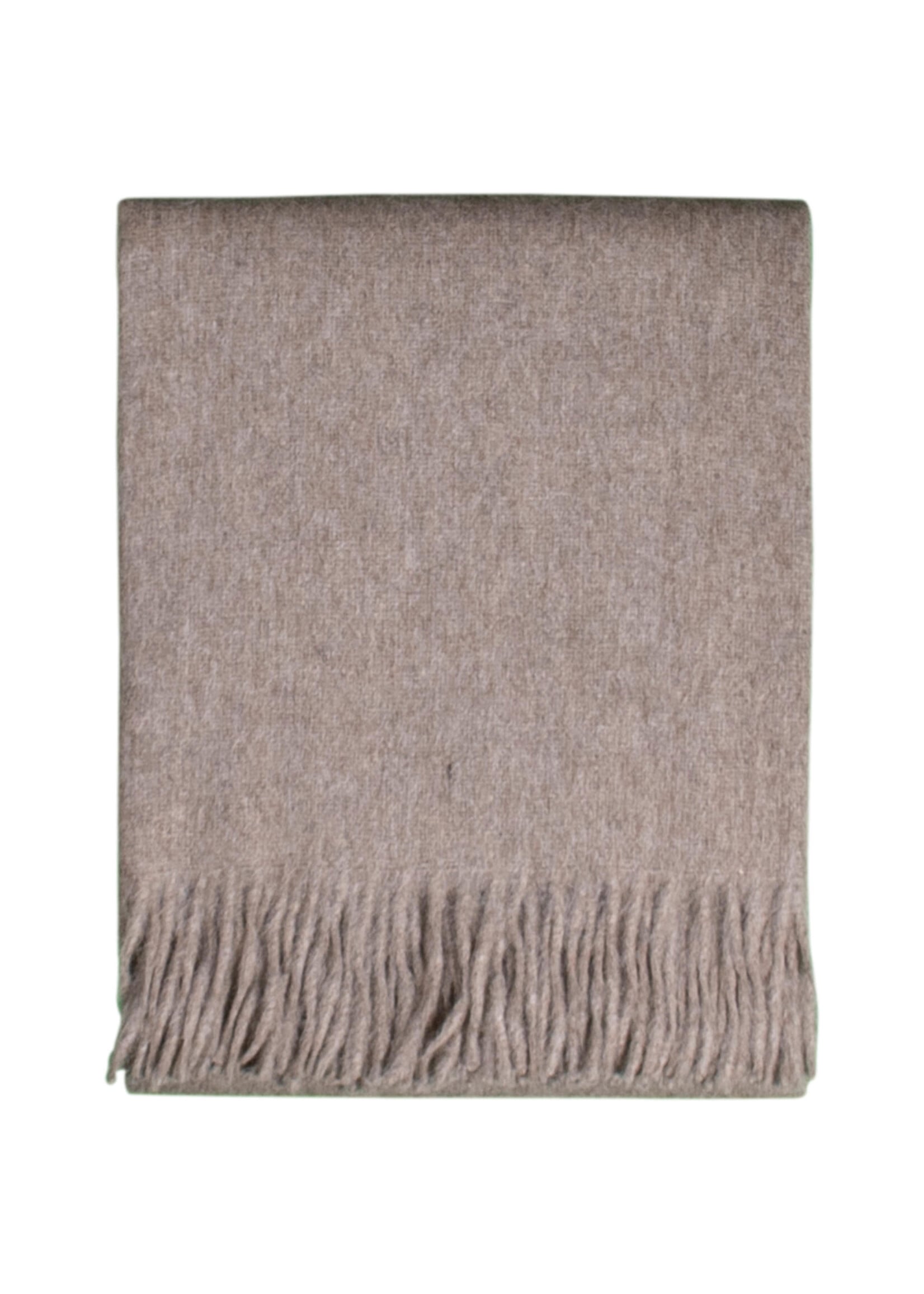 Plaid Laine Alpaga Beige