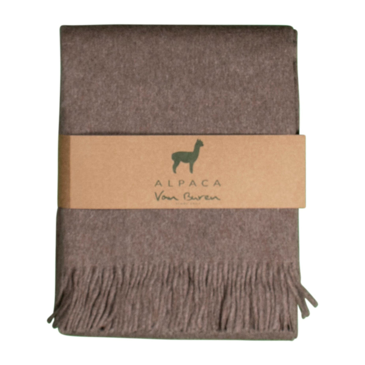 Plaid Laine Alpaga Chocolat
