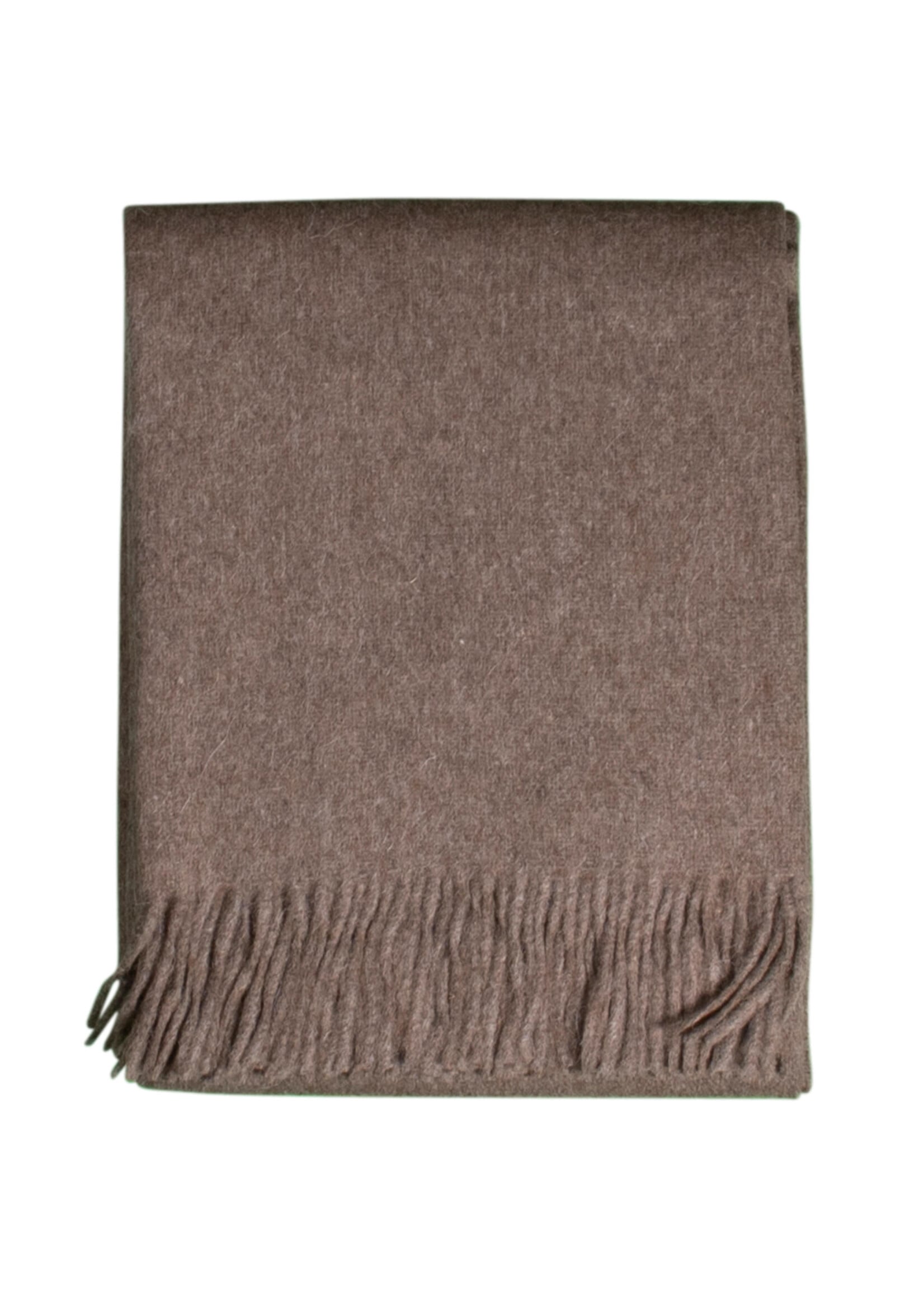 Plaid Laine Alpaga Chocolat
