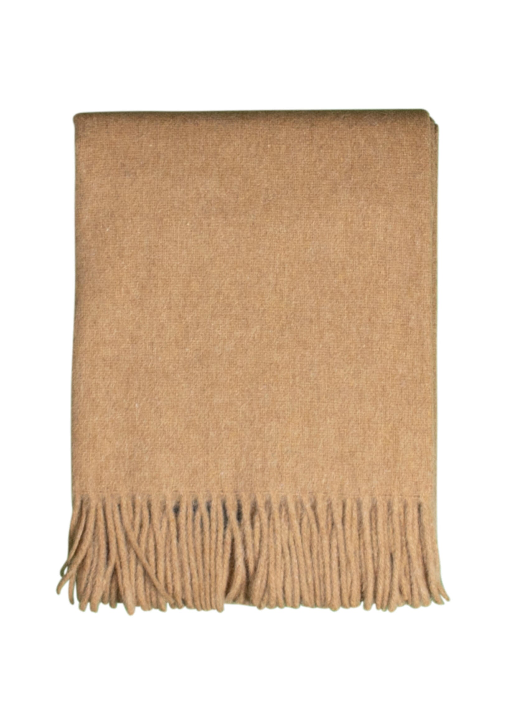 Plaid Laine Alpaga Jaune Ocre
