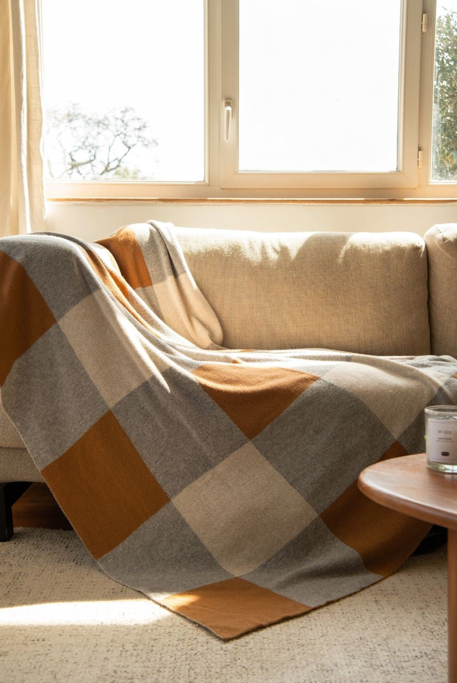 Plaid cachemire luxe