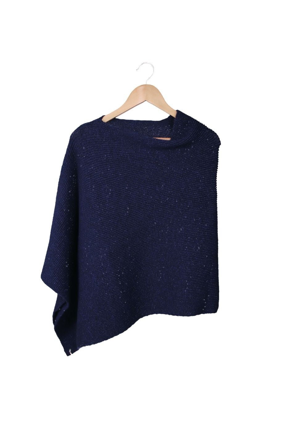 Chale poncho plaid made in france
