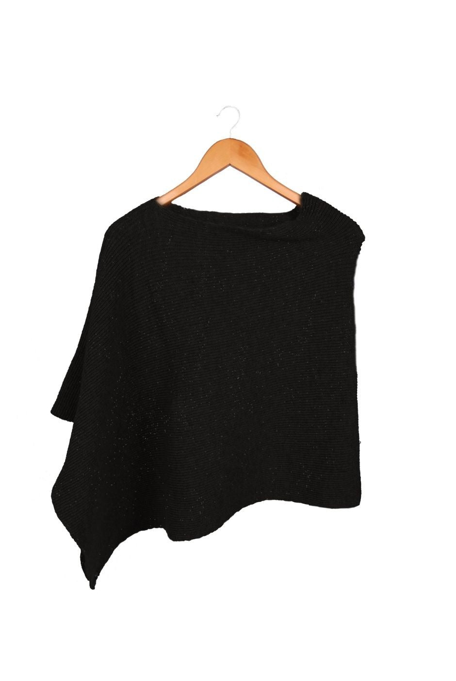 Chale poncho plaid made in france