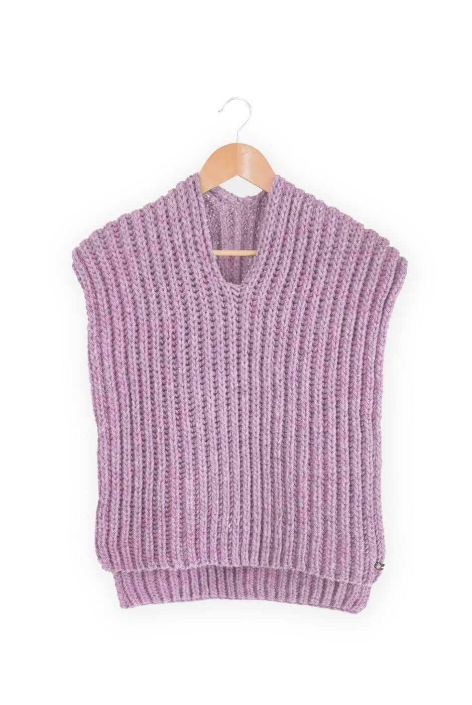 Gilet poncho plaid made in France
